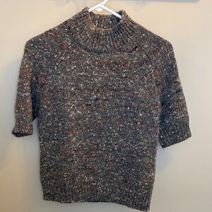 Theory Cozy Speckled Knit Sweater